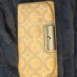 VTG Coach Kristin Flap Slim Envelope Wallet